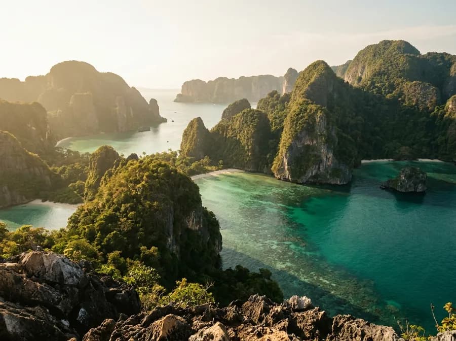 Limestone islands near Krabi